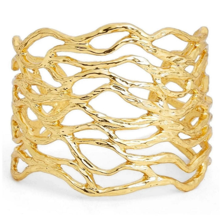 Openwork Cuff Bracelet - Karine Sultan