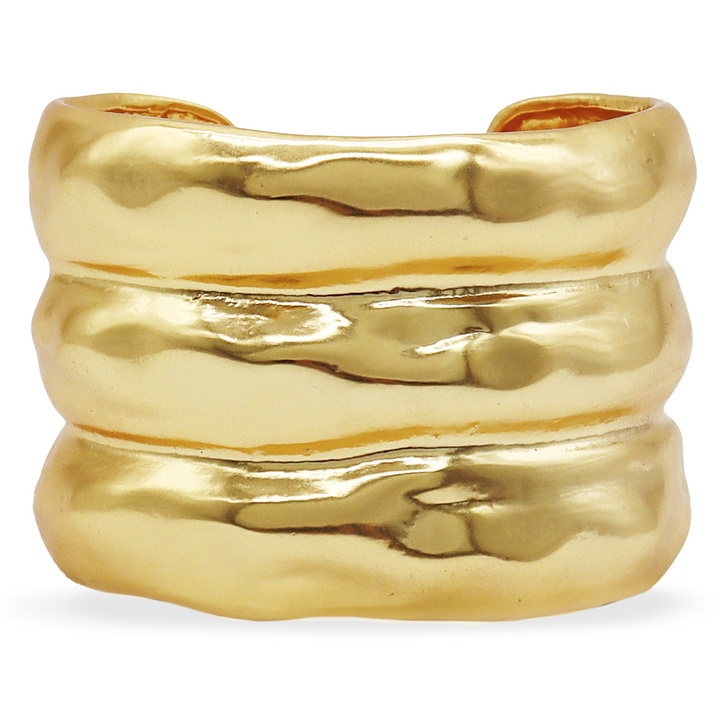 Bubble Textured Three Row Cuff