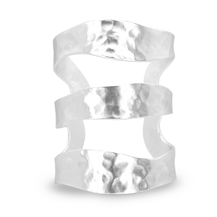 Three Row Cuff Bracelet