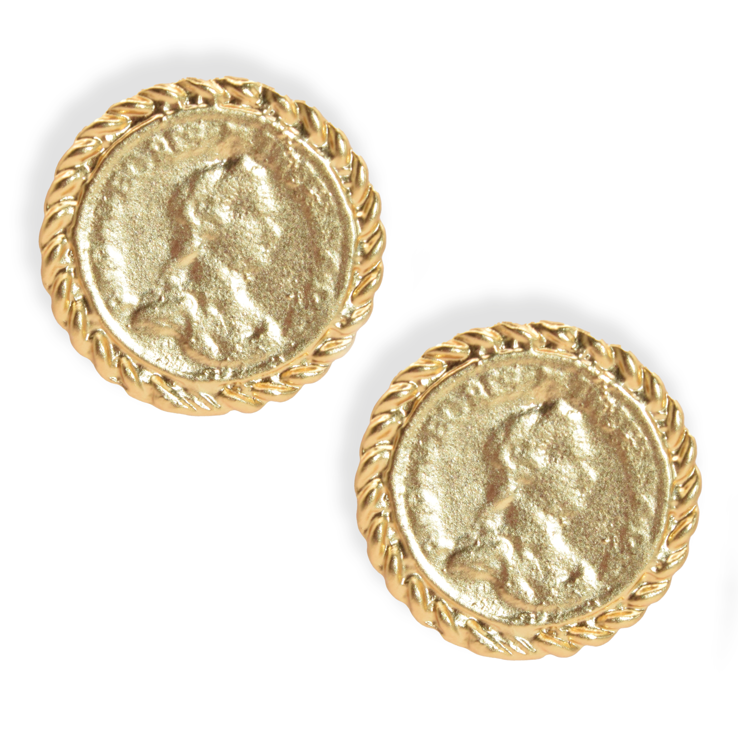 Coin 2025 stud earrings