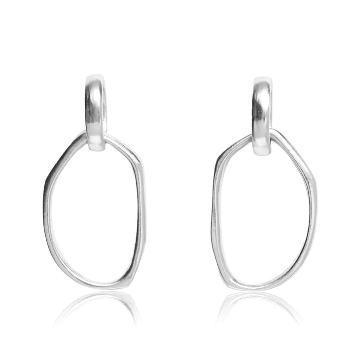 Irregular Link Earrings - Karine Sultan