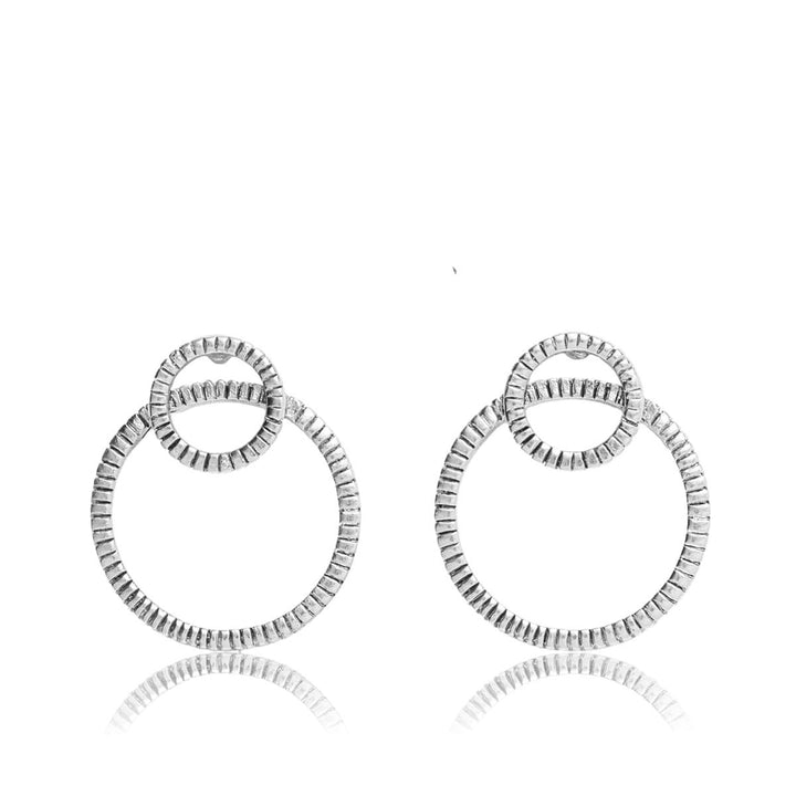 Large Frontal Circle Earrings - Karine Sultan