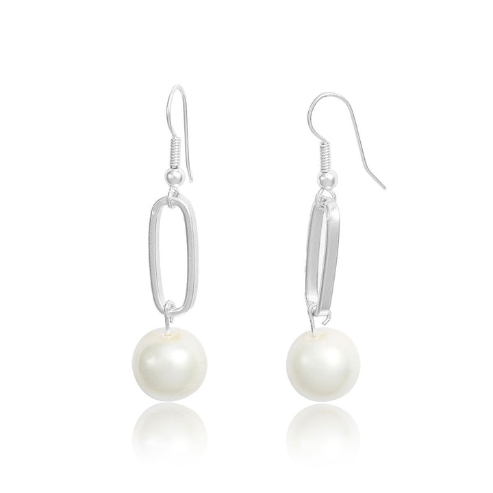 Link Pearl Drop Earrings - Karine Sultan