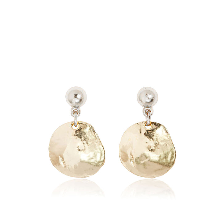Shell Disc Dangle Earrings - Karine Sultan