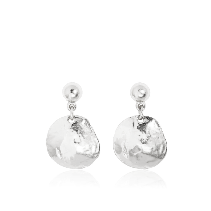 Shell Disc Dangle Earrings - Karine Sultan