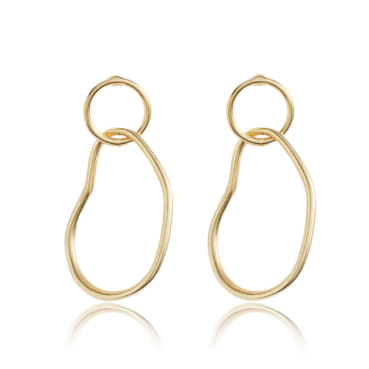Organic Link Earrings - Karine Sultan