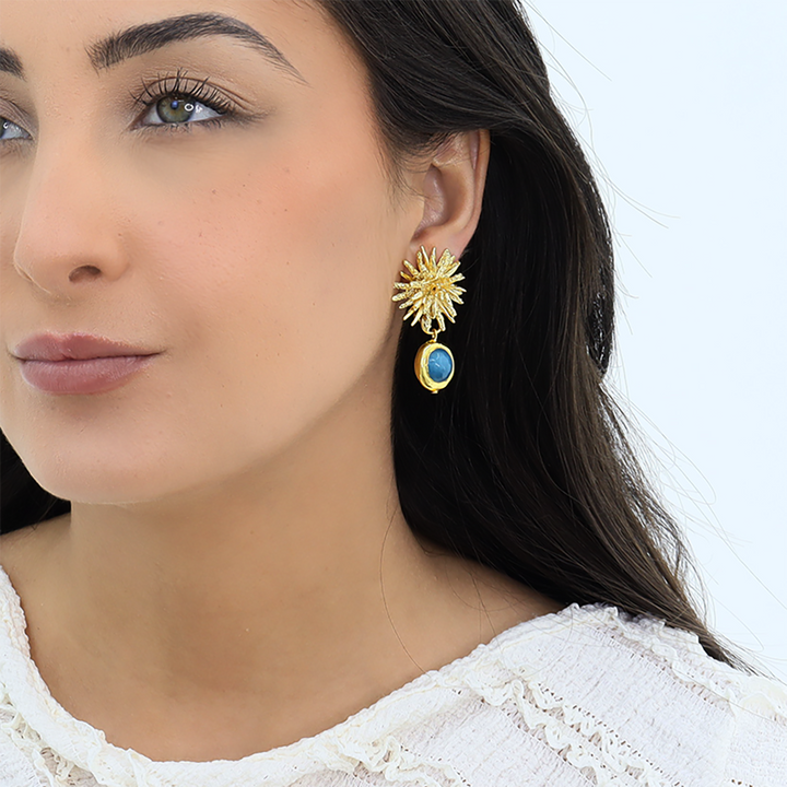 Coriandoli X Starburst Clip-On Earrings