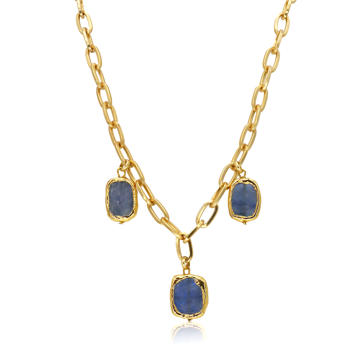 Kyanite Trio Short Chain - Karine Sultan