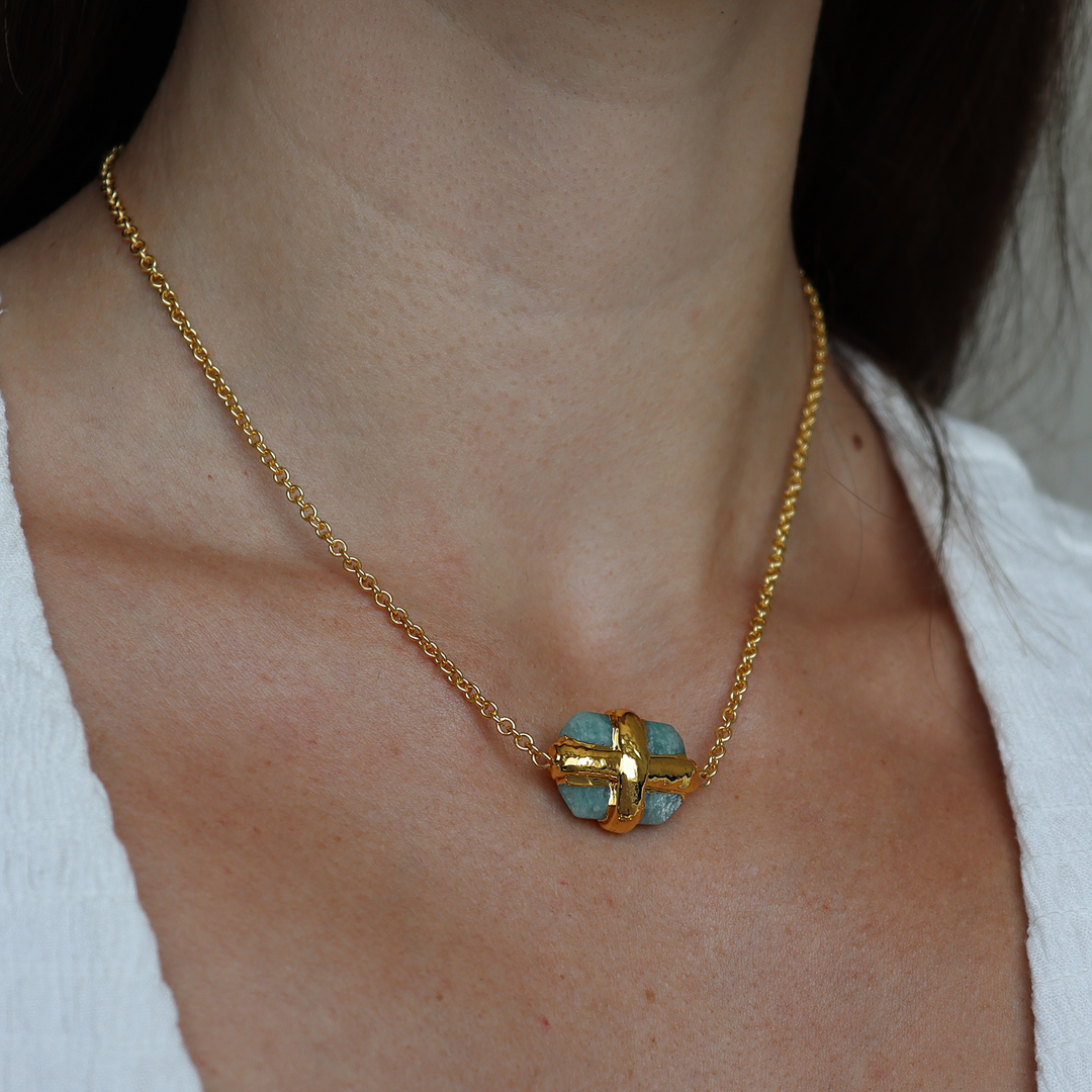 Briza X Amazonite Delicate Necklace