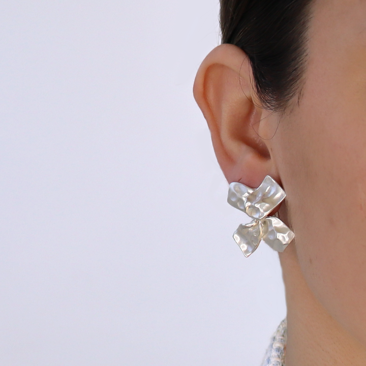 Twisted Bow Earrings - Karine Sultan