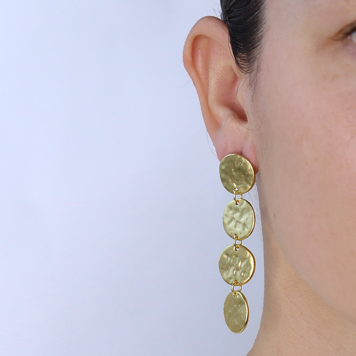 Coin Drop Earrings