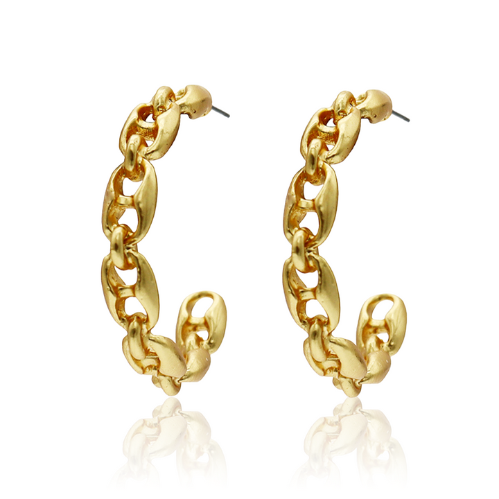 Nautical Link Hoop Earrings - Karine Sultan