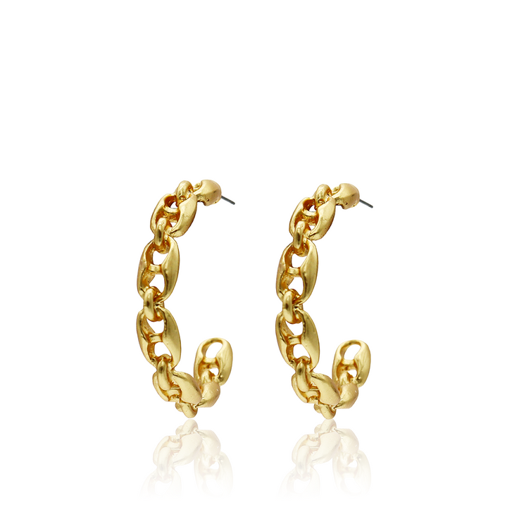 Nautical Link Hoop Earrings - Karine Sultan