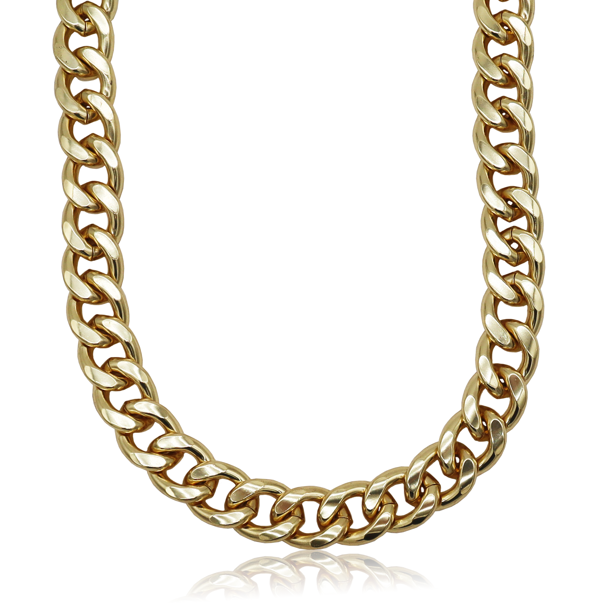 Curb Link Short Chain Necklace - Gold - Timeless – Karine Sultan