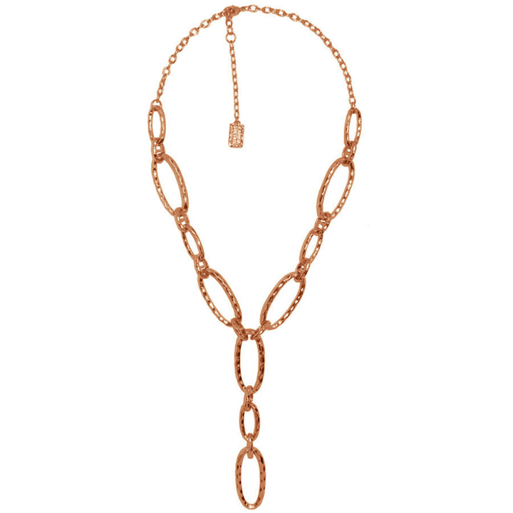 Large Oval Links Y Necklace