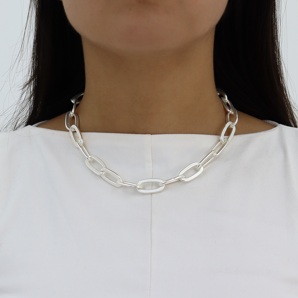 Thick Link Short Necklace - Karine Sultan