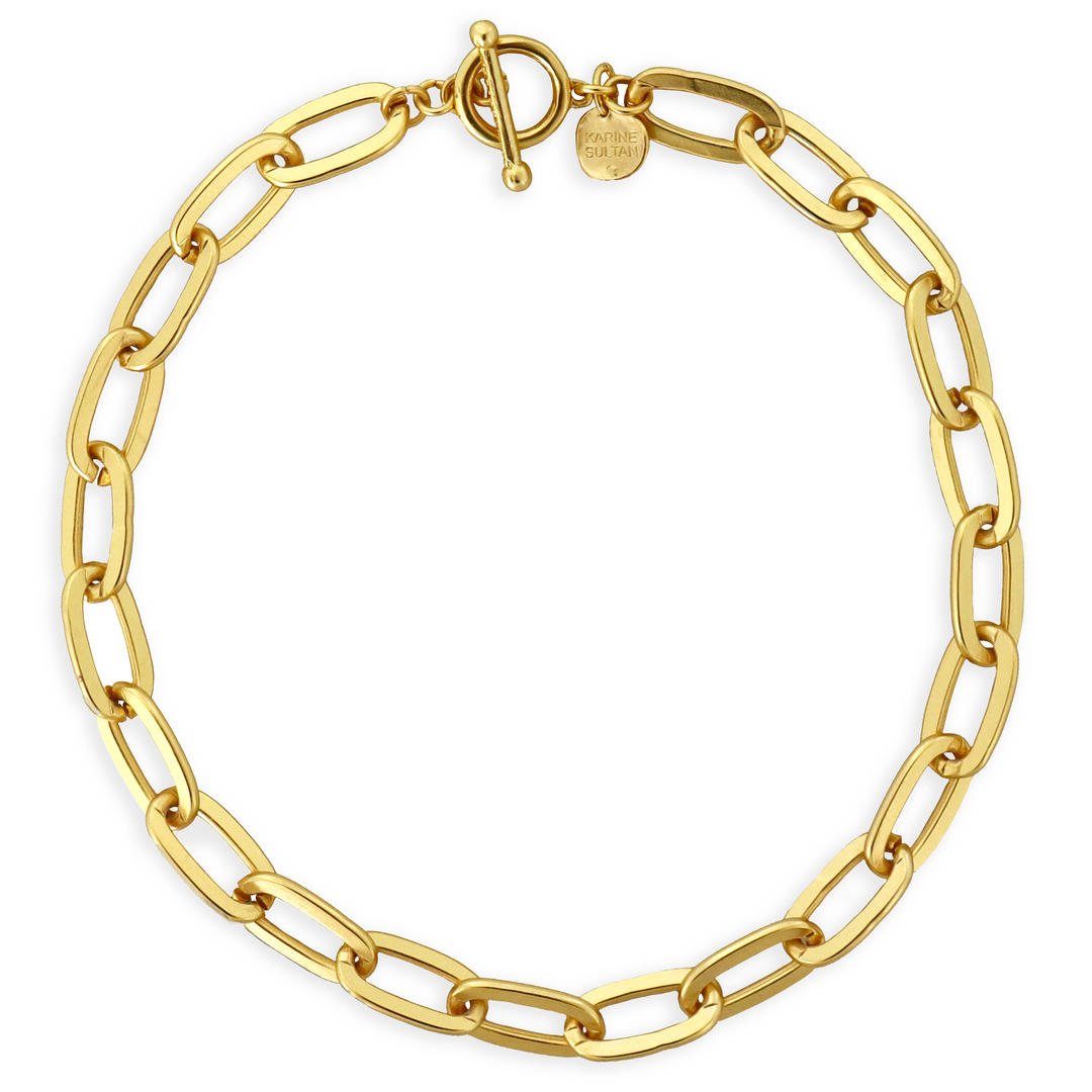 Thick Link Short Necklace - Karine Sultan
