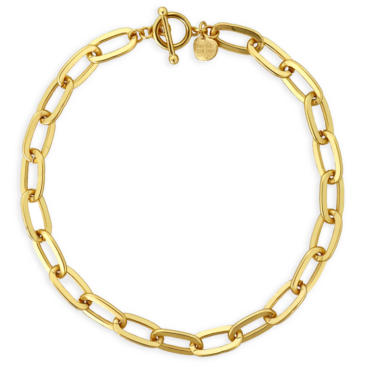 Thick Link Short Necklace - Karine Sultan