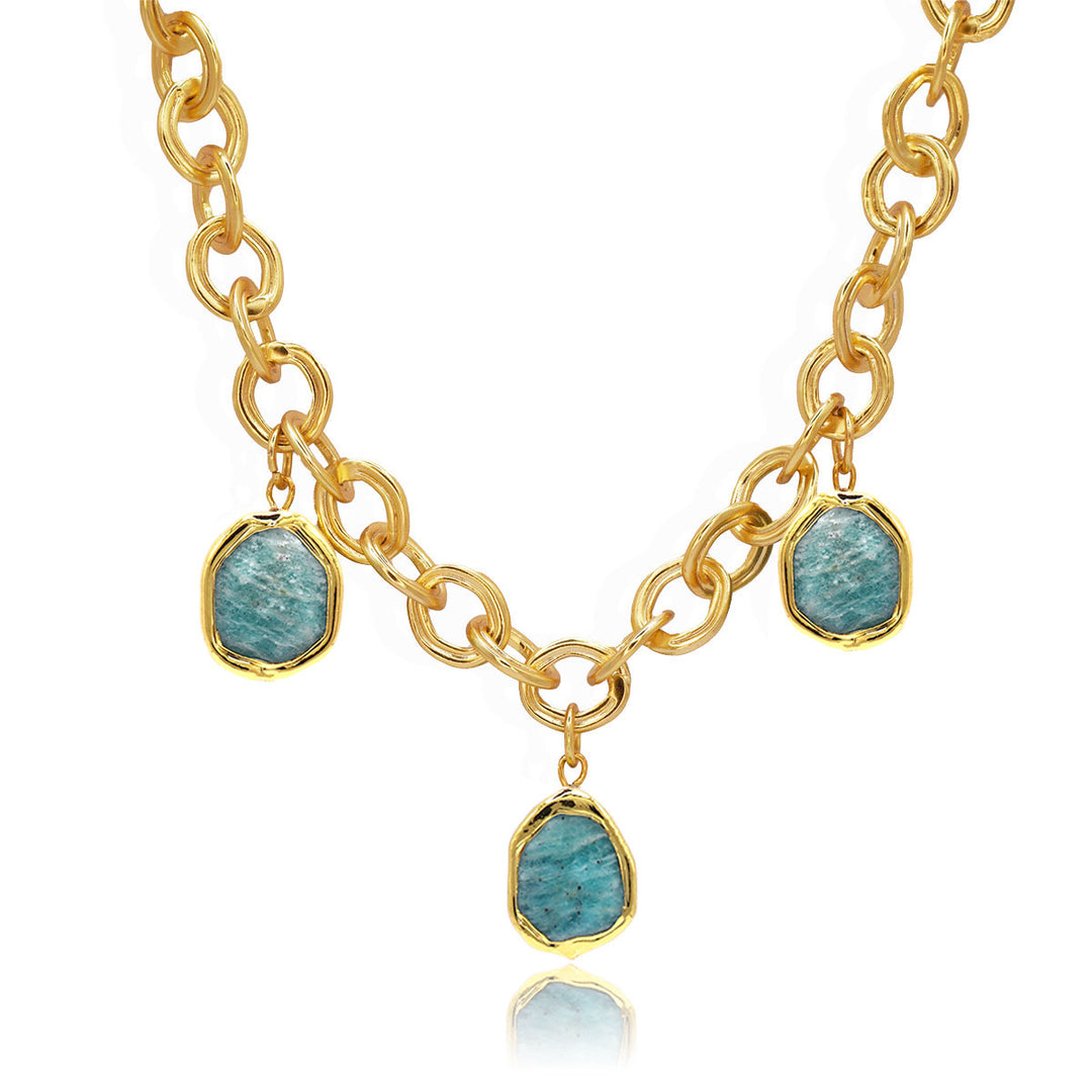 Amazonite Trio short chain