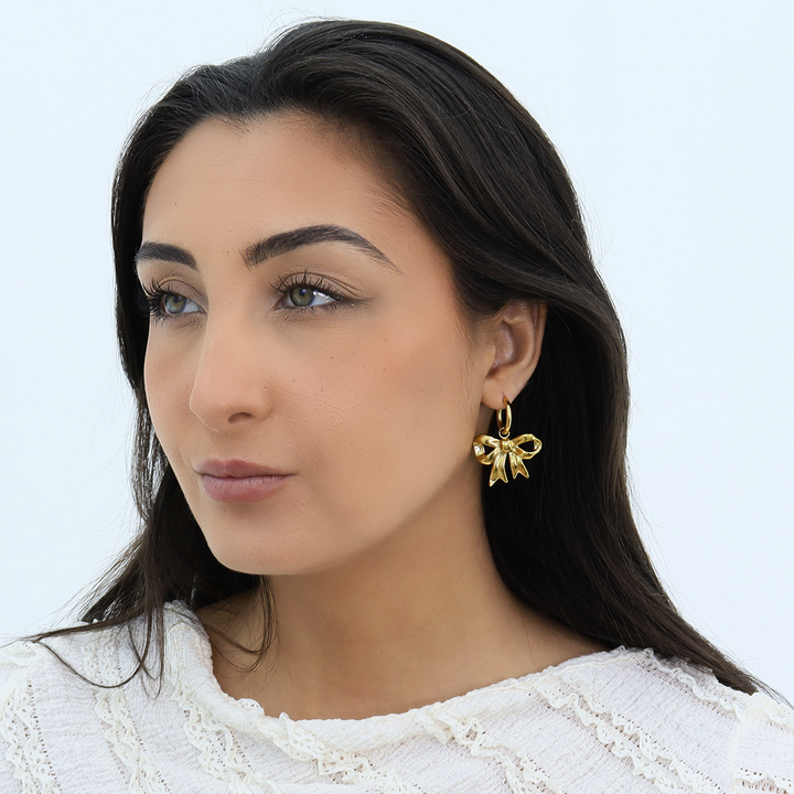 Bow Drop Earrings