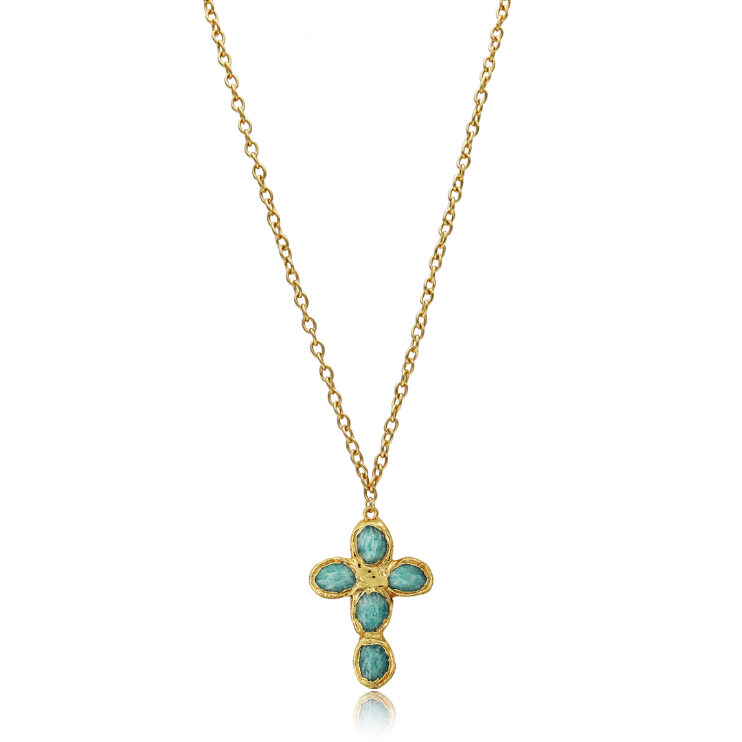 Ocean Cross Necklace