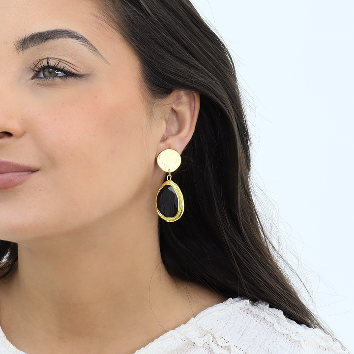 Vivid Gems Clip-on Earrings