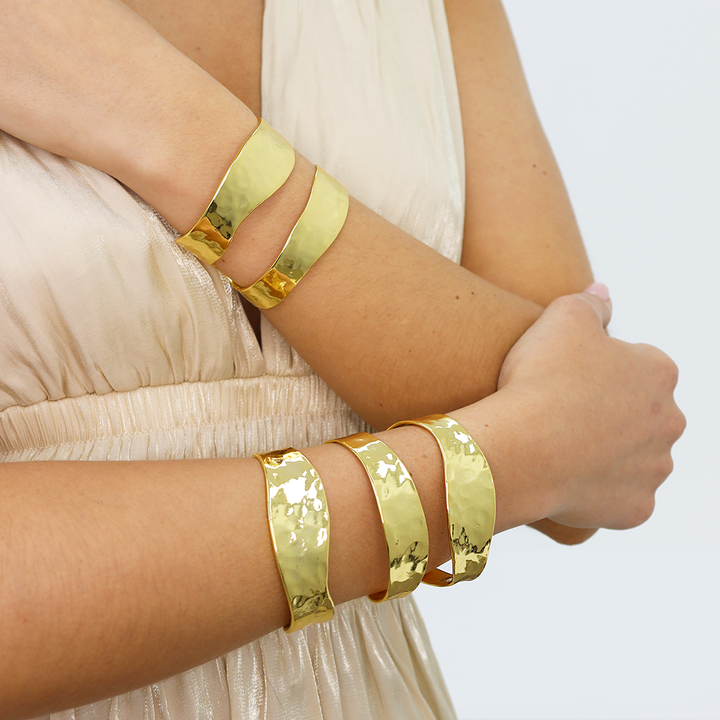 Three Row Cuff Bracelet