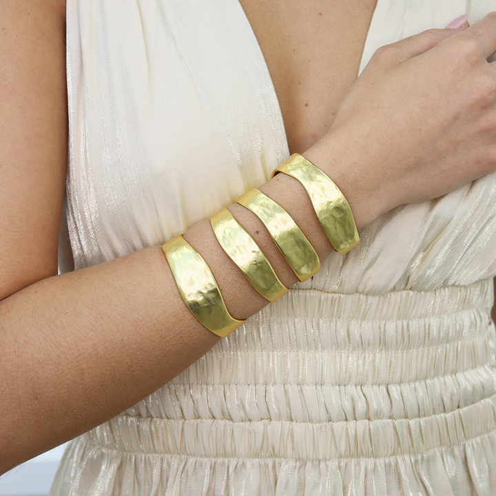 Four Row Cuff Bracelet - Karine Sultan