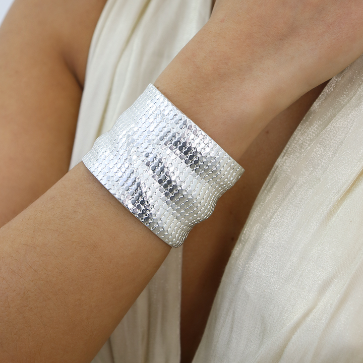 Chainmail Cuff Bracelet - Karine Sultan