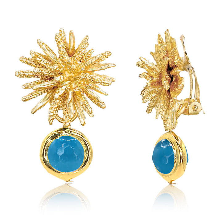 Coriandoli X Starburst Clip-On Earrings