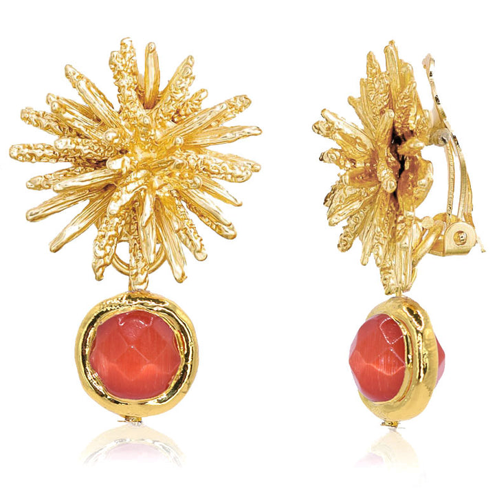 Coriandoli X Starburst Clip-On Earrings