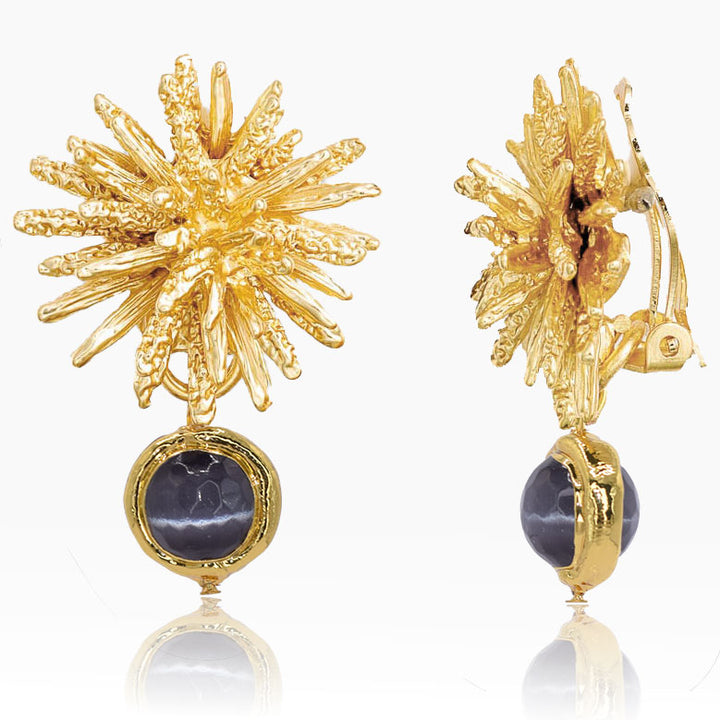 Coriandoli X Starburst Clip-On Earrings