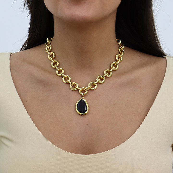 Vivid Gem X Luxurious Link Necklace
