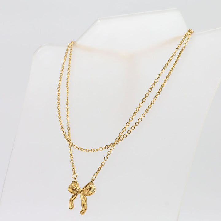 Delicate Bow Necklace