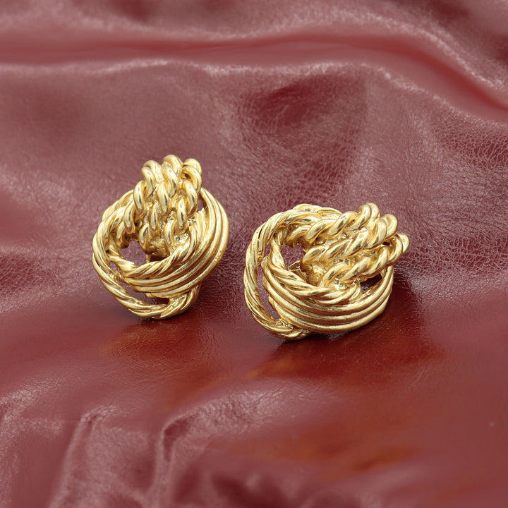 Knot Clip Earrings - Karine Sultan