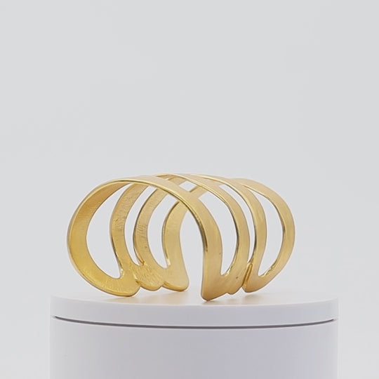 Four Row Cuff Bracelet