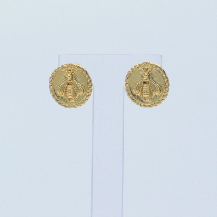 Bee Clip-On Earrings