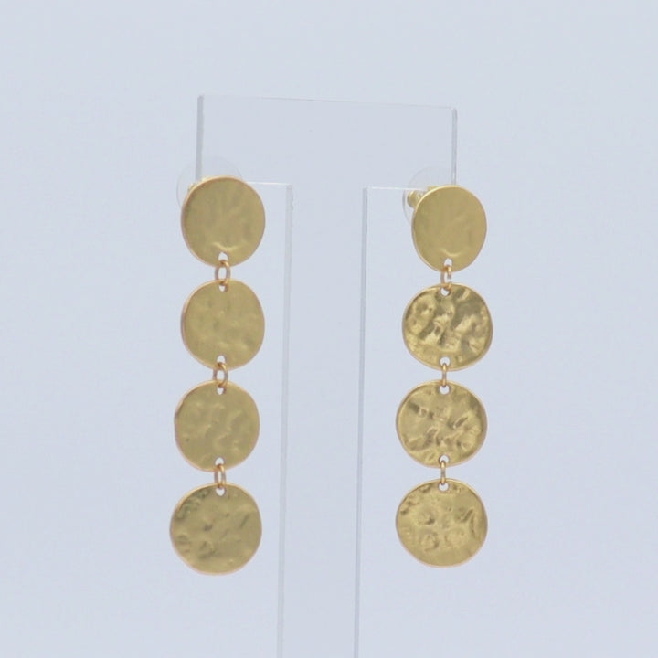Coin Drop Earrings