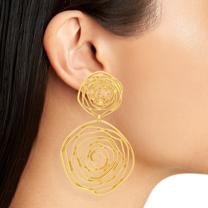 Floral Statement Clip On - Karine Sultan Official Website