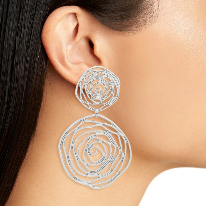 Floral Statement Clip On - Karine Sultan Official Website