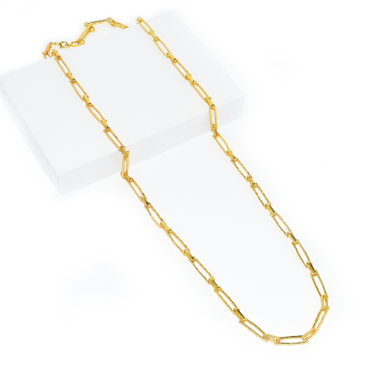 Elongated link chain - Karine Sultan