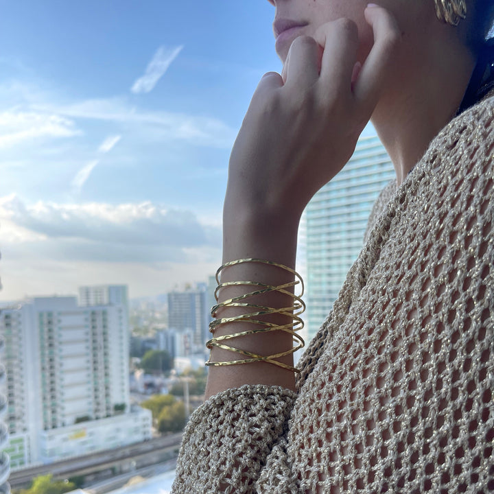 Wire Cuff - Karine Sultan