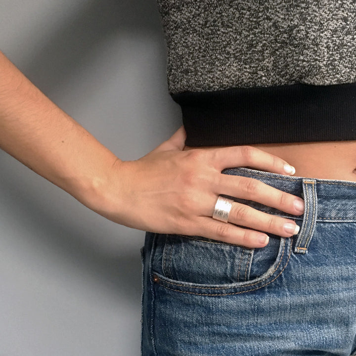 Brushed Ring - Karine Sultan Official Website