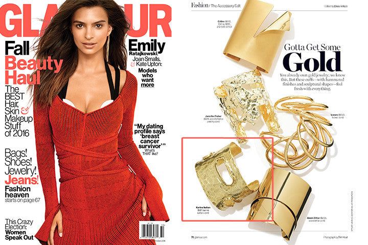 GLAMOUR MAGAZINE x KARINE SULTAN CARLA CUFF