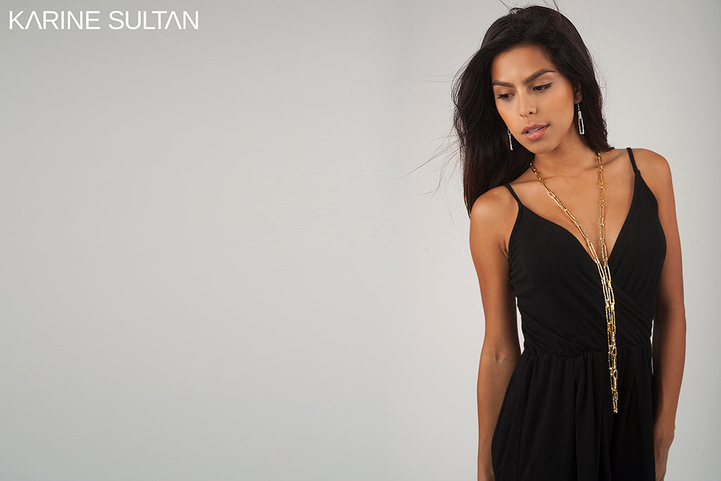 Karine Sultan long necklaces for women