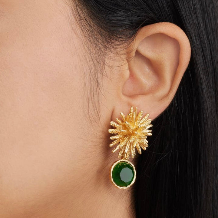 Starburst x Gem Clip-on Earrings