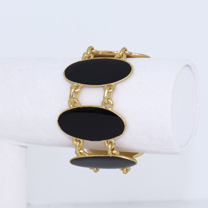 Enamel Statement Bracelet