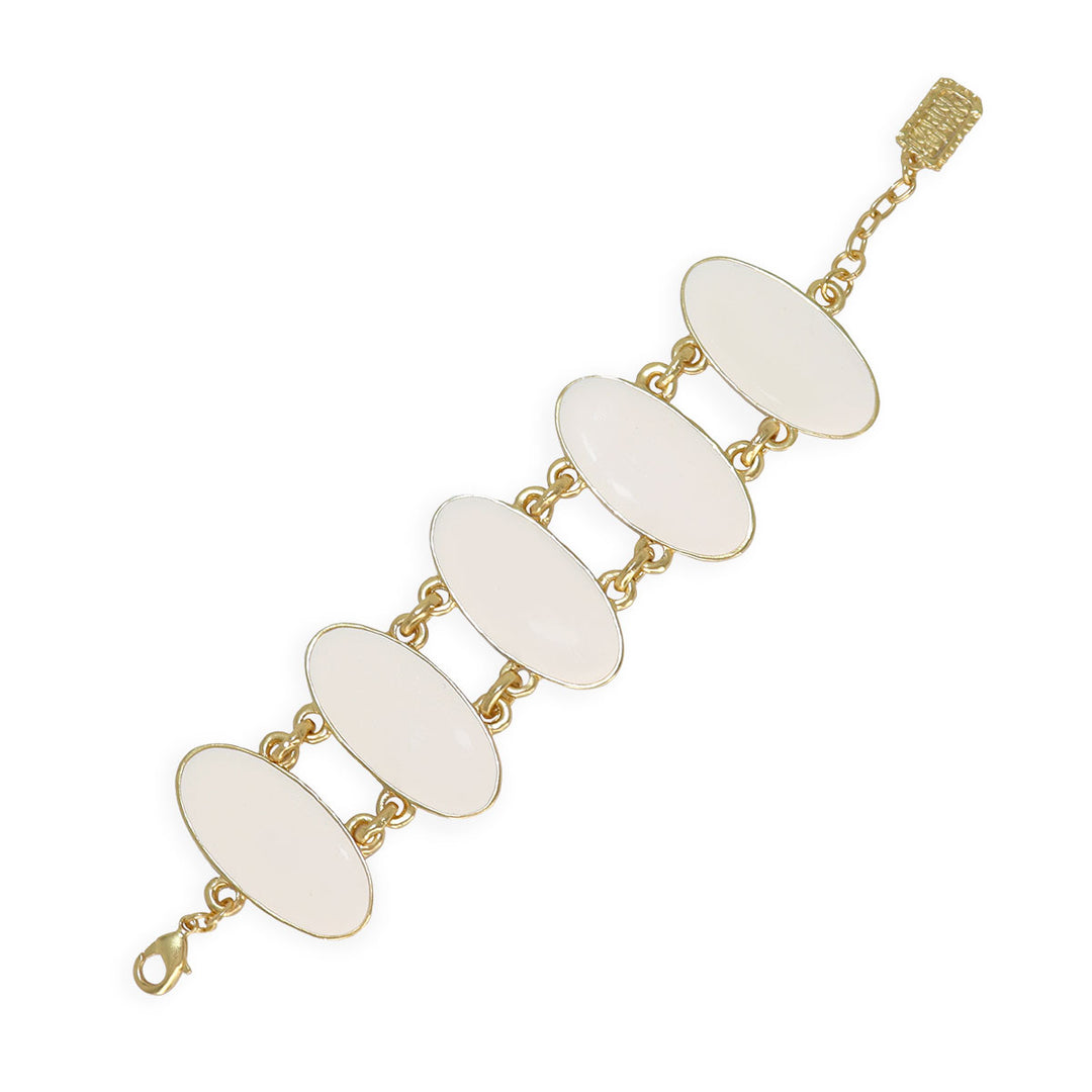 Enamel Statement Bracelet