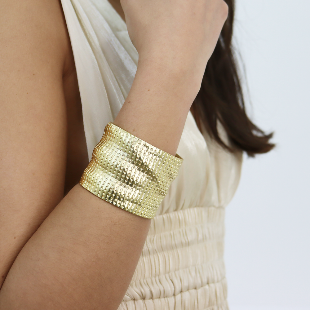Chainmail Cuff Bracelet - Karine Sultan