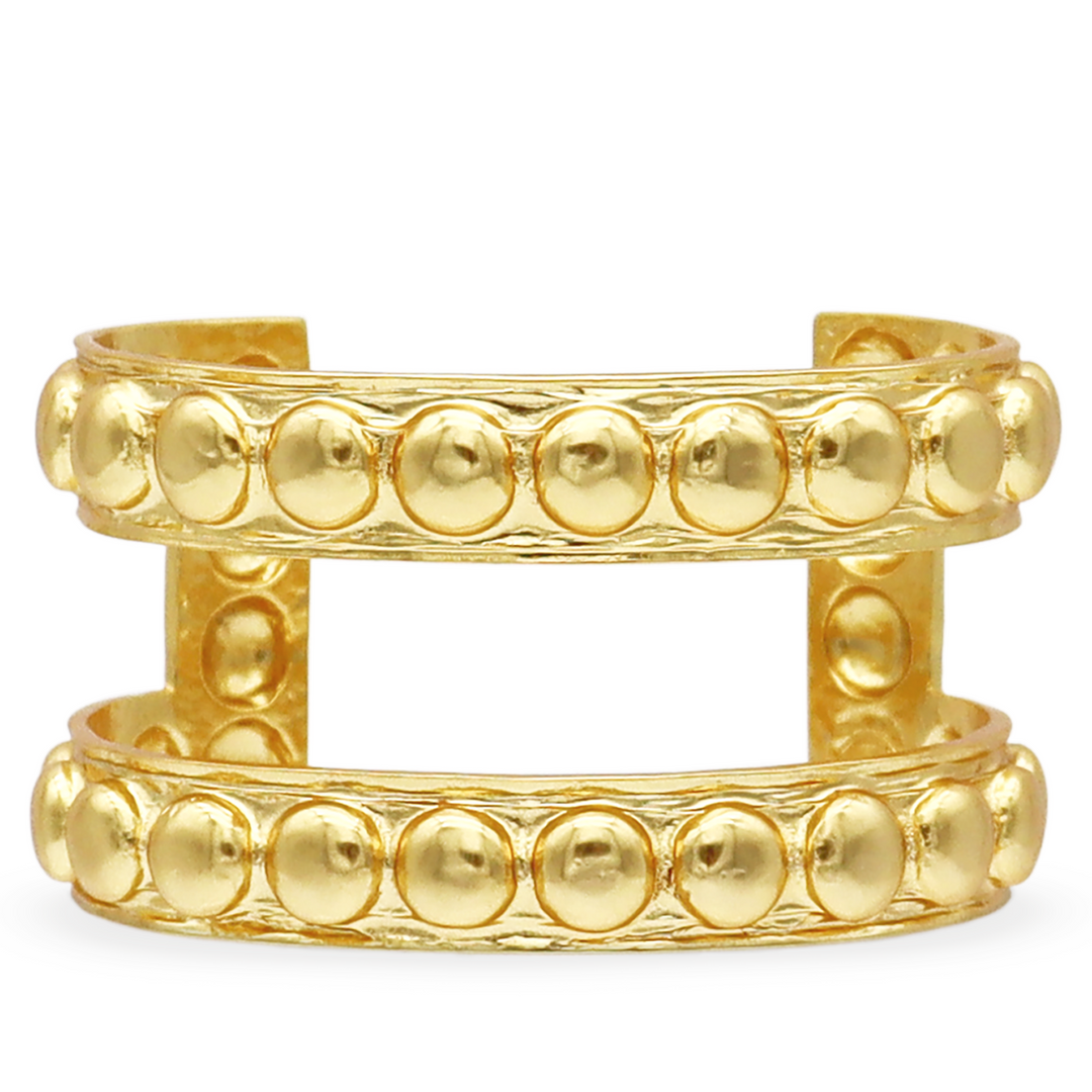 Studded Double Cuff